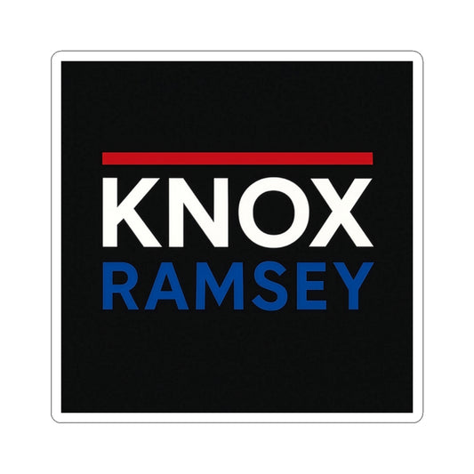 Knox Ramsey Official Logo Sticker — "The Logic of Liberty" Die-Cut Vinyl