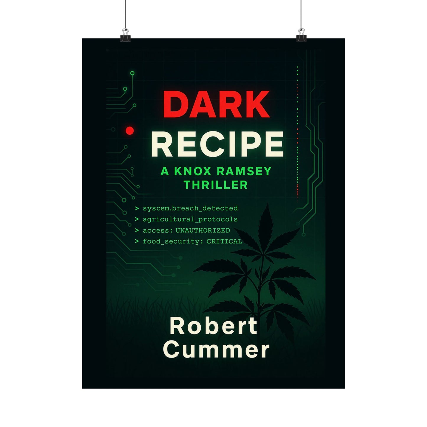 Dark Recipe" Official Premiere Poster — Matte Archival Print