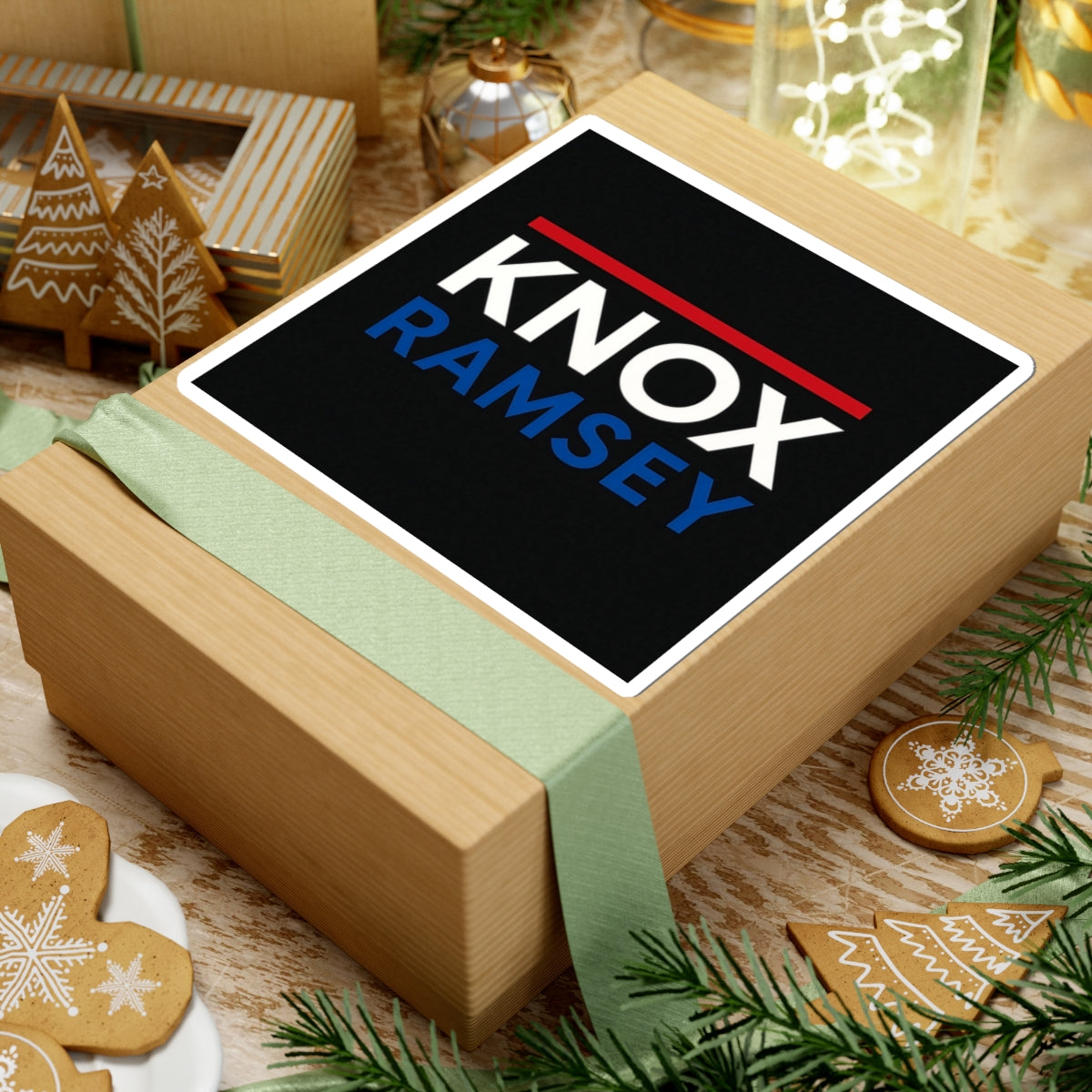 Knox Ramsey Official Logo Sticker — "The Logic of Liberty" Die-Cut Vinyl