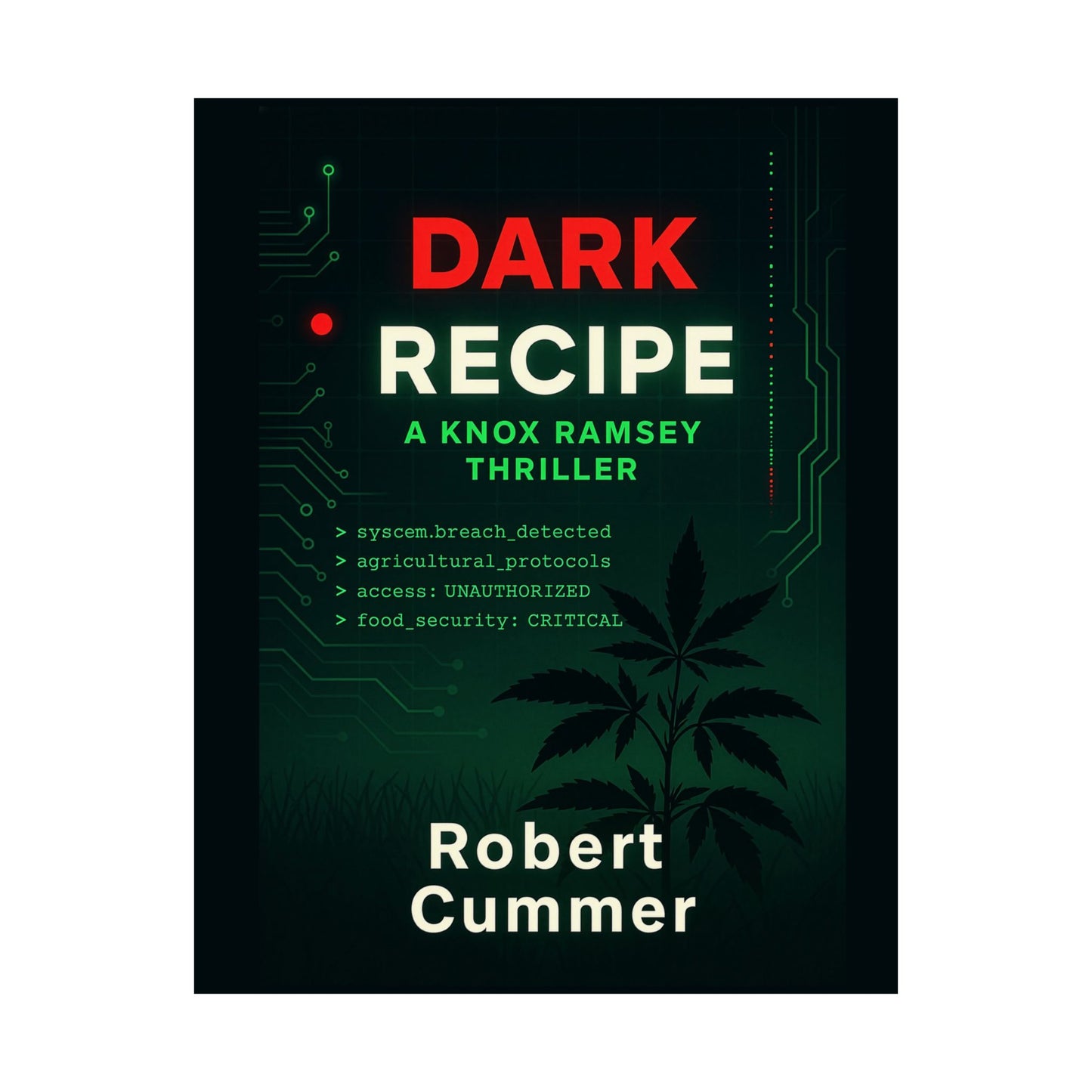 Dark Recipe" Official Premiere Poster — Matte Archival Print