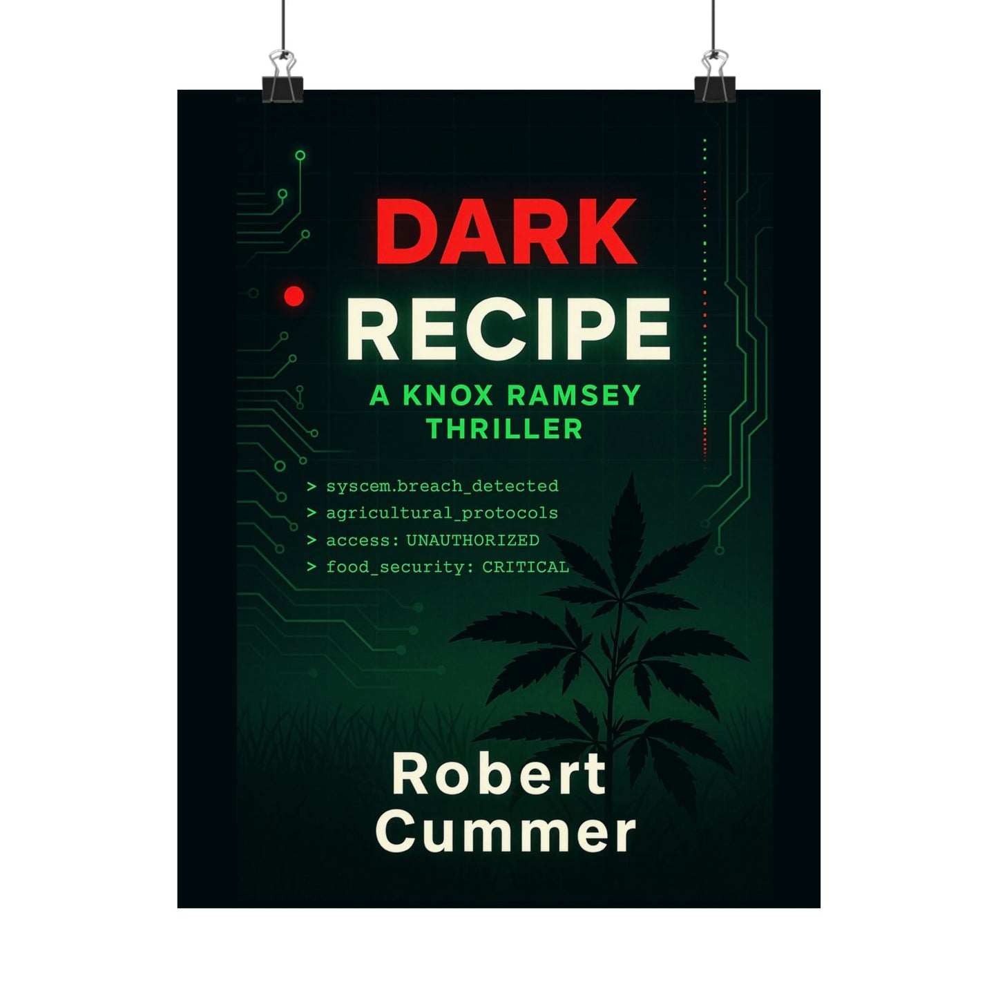 Dark Recipe" Official Premiere Poster — Matte Archival Print