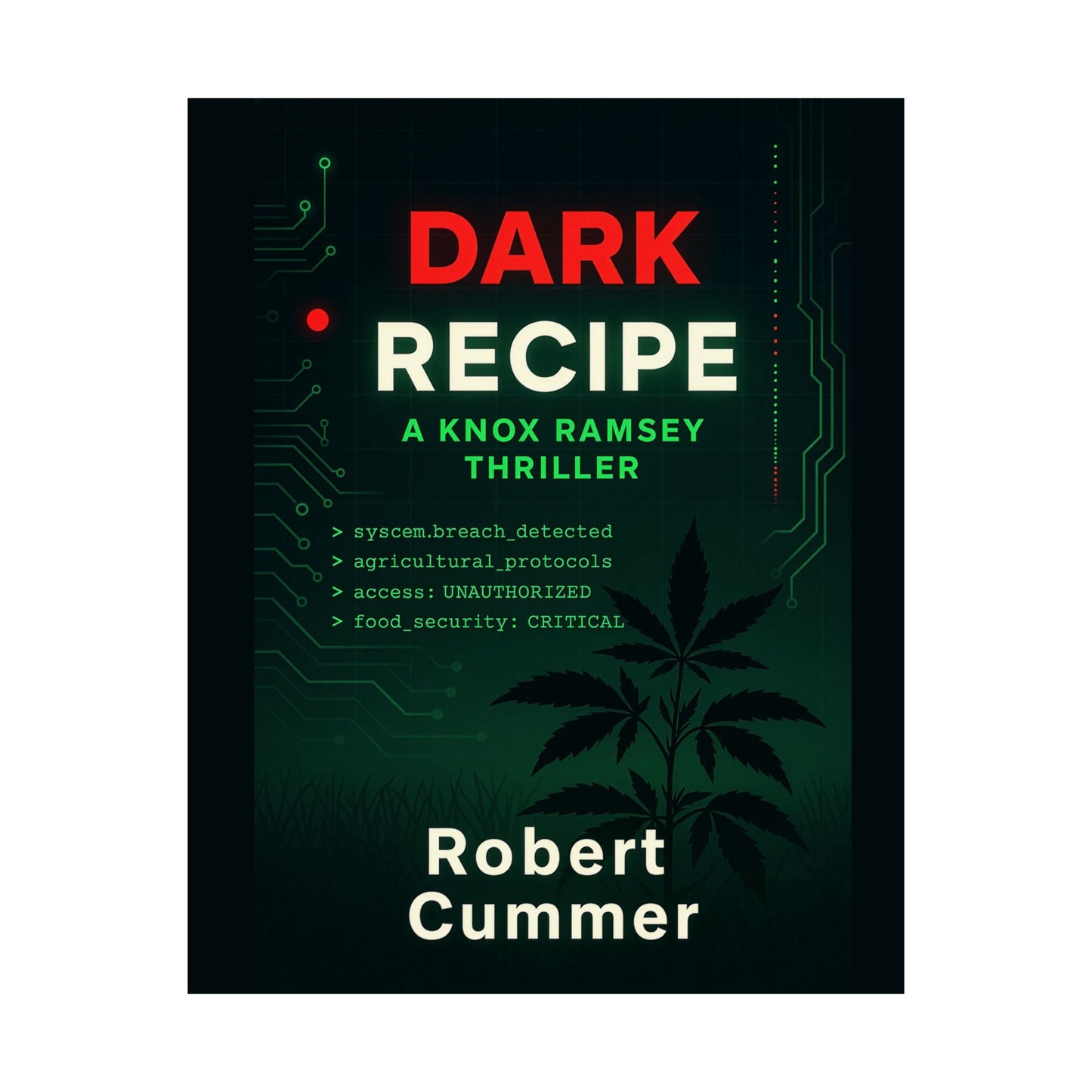 Dark Recipe" Official Premiere Poster — Matte Archival Print