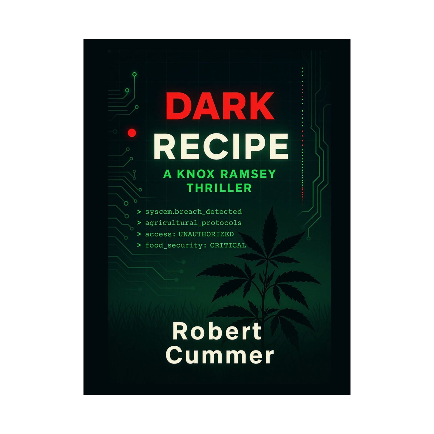 Dark Recipe" Official Premiere Poster — Matte Archival Print
