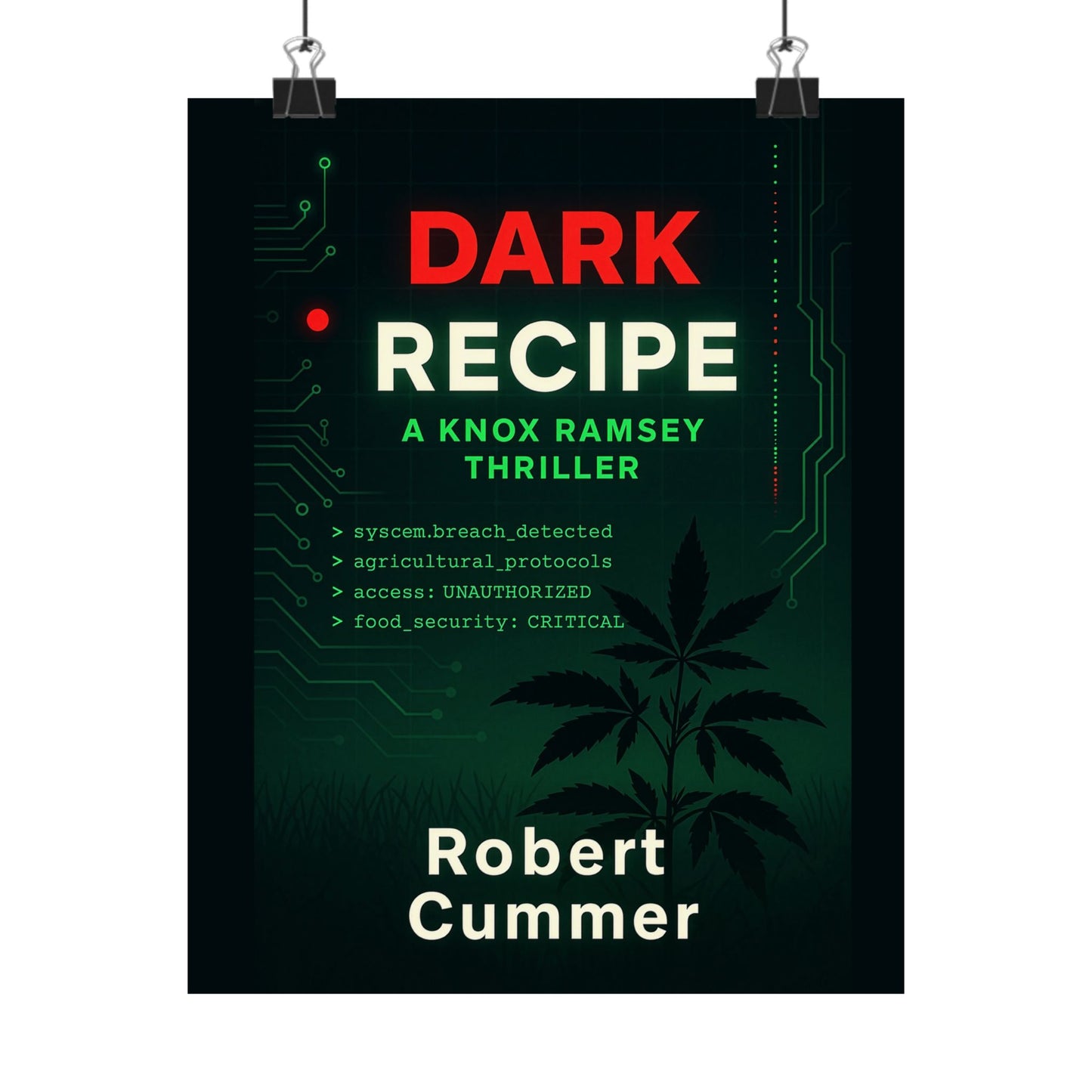 Dark Recipe" Official Premiere Poster — Matte Archival Print