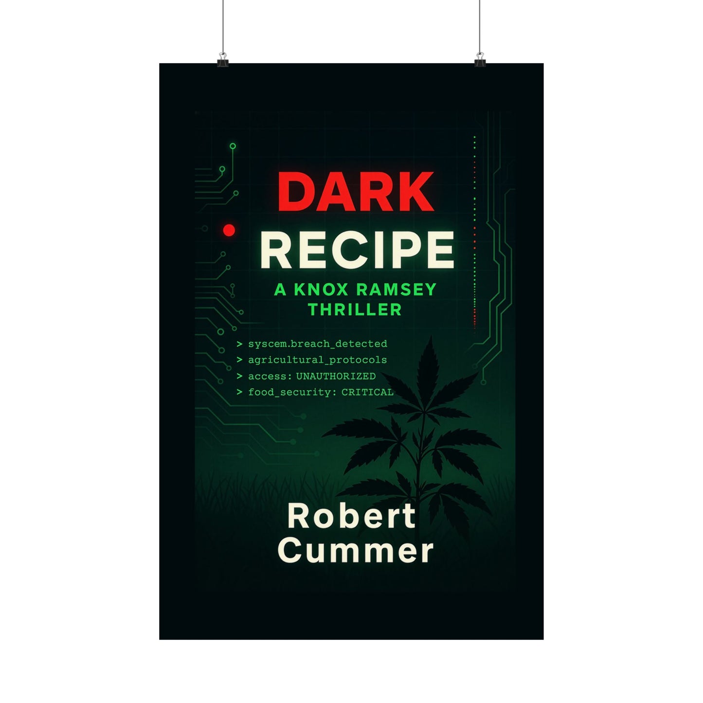 Dark Recipe" Official Premiere Poster — Matte Archival Print